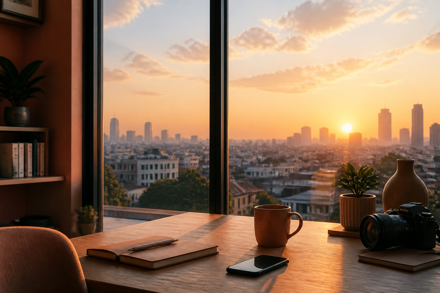 Sunrise view suggesting growth and direction for the creator economy