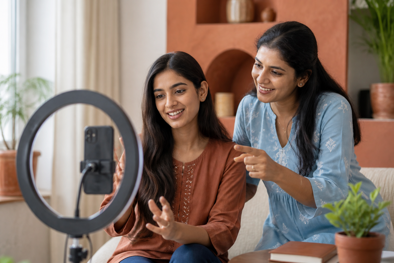 Creator receiving onboarding guidance for live streaming