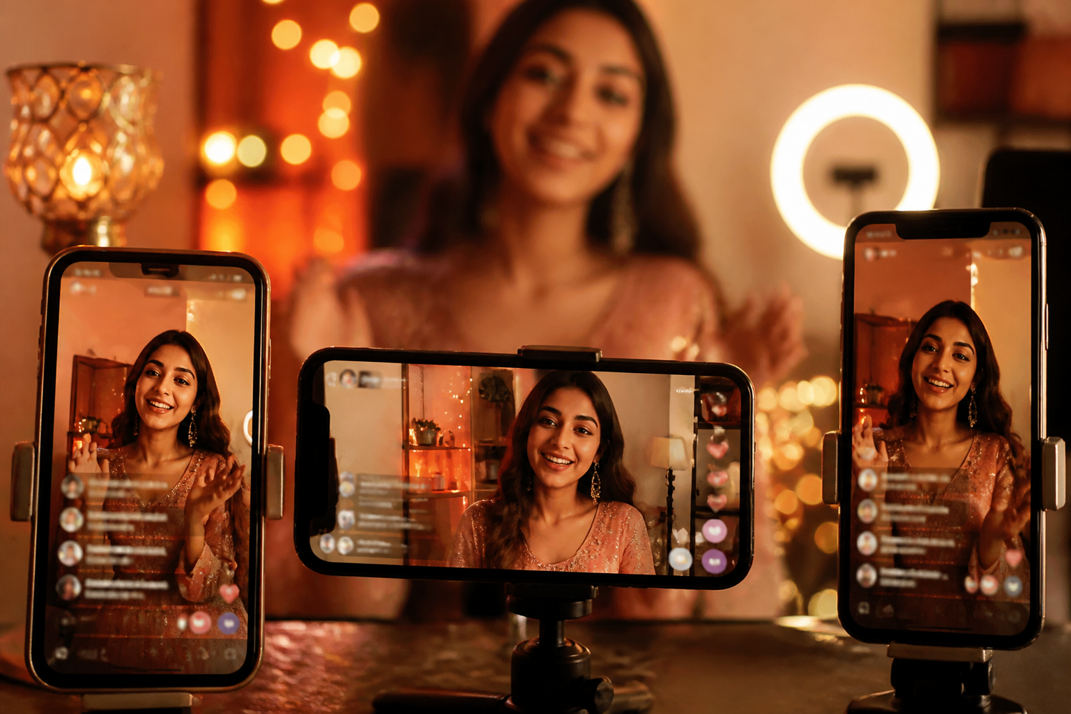 Live streaming and short-video apps lifestyle for creators in India